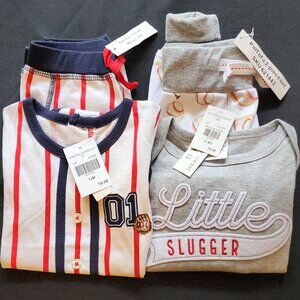 Goodlad (2) Boys 2 Piece Outfits/Sets Little Slugger/Baseball Size 12 Months